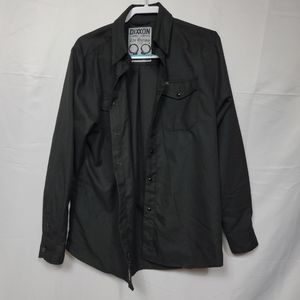 Dixxon Flannel Company "The Outlaw 2020" Mens Medium Black  Snap Button